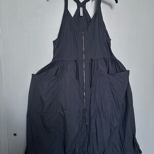 Anthropologie Dark Gray Midi Dress